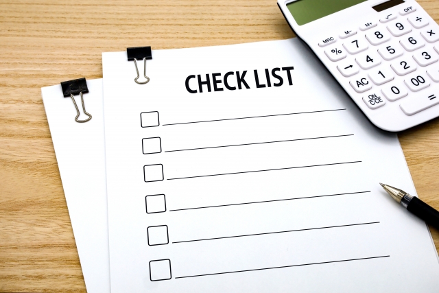 見積もり依頼の前に確認するチェックリスト
